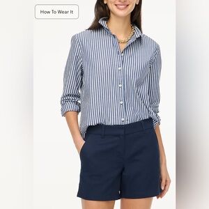 J Crew Navy Blue Casual  5” Shorts